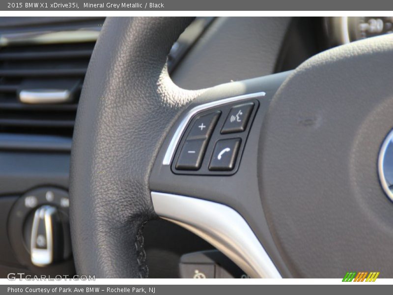 Mineral Grey Metallic / Black 2015 BMW X1 xDrive35i