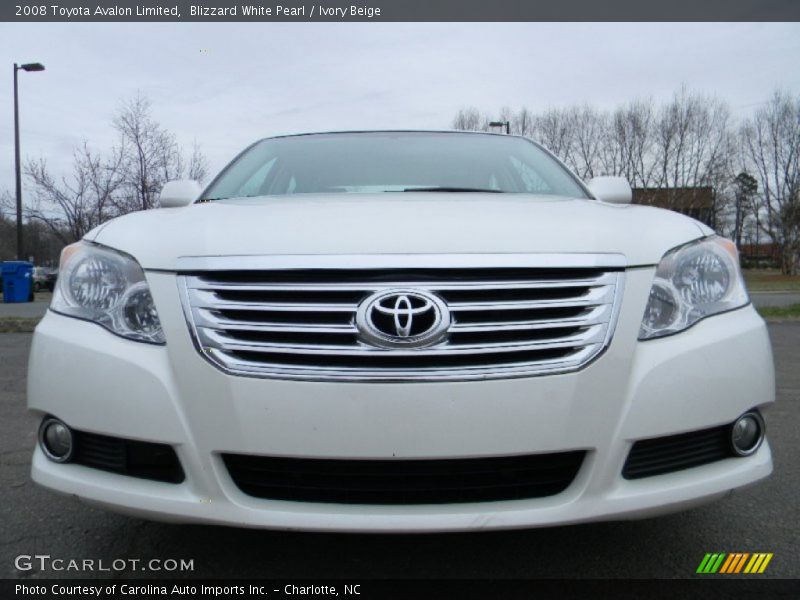 Blizzard White Pearl / Ivory Beige 2008 Toyota Avalon Limited