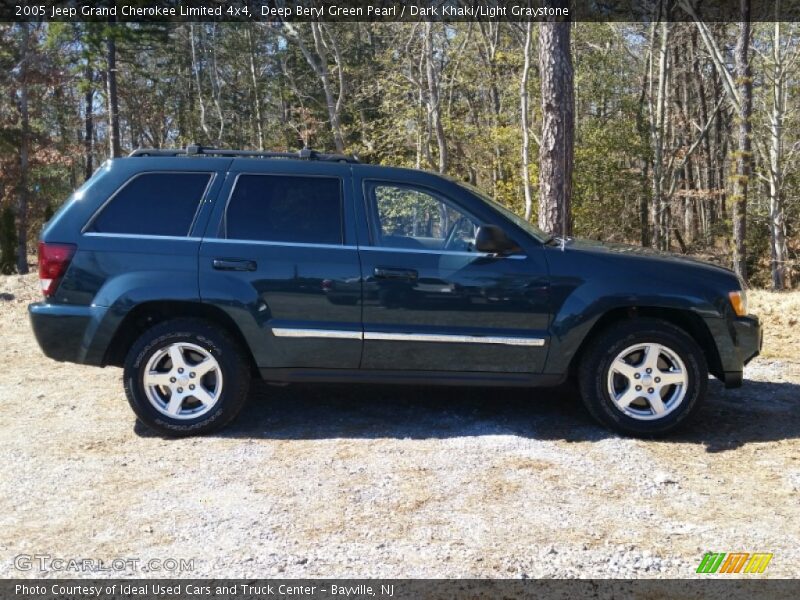 Deep Beryl Green Pearl / Dark Khaki/Light Graystone 2005 Jeep Grand Cherokee Limited 4x4