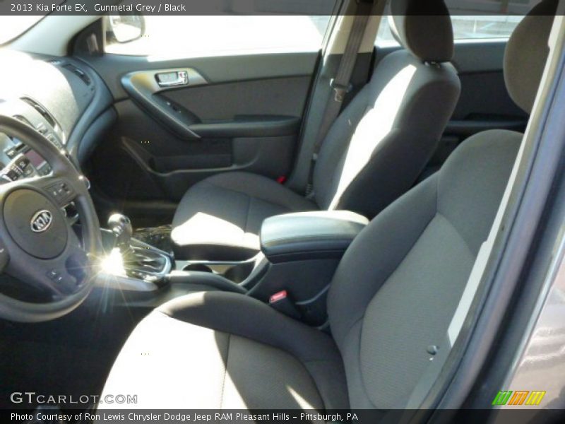 Gunmetal Grey / Black 2013 Kia Forte EX