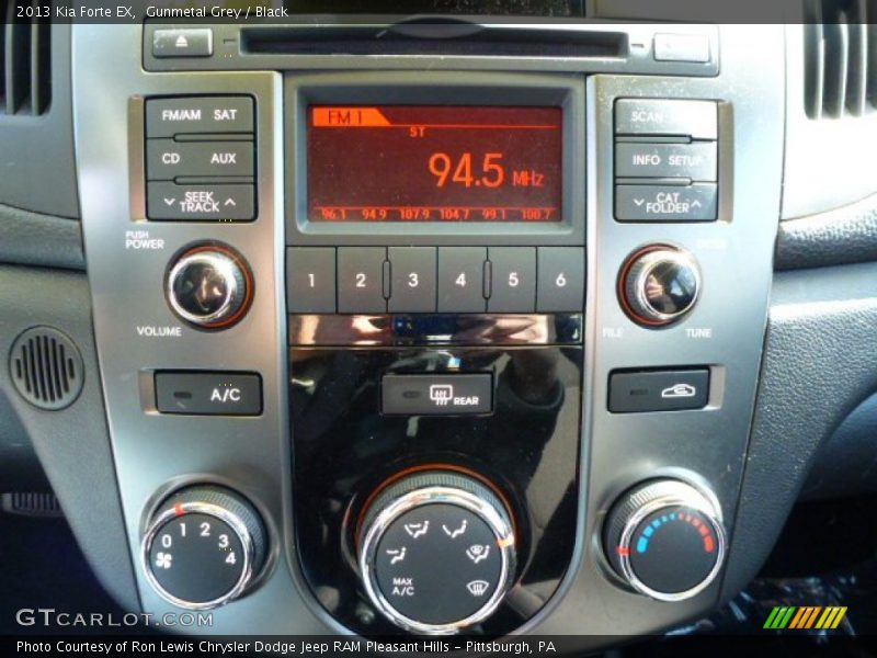 Gunmetal Grey / Black 2013 Kia Forte EX