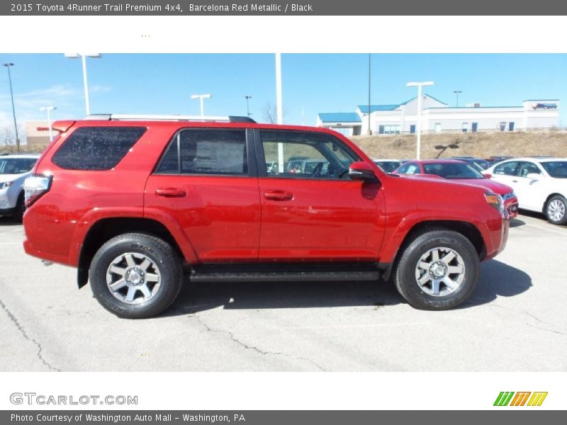 Barcelona Red Metallic / Black 2015 Toyota 4Runner Trail Premium 4x4