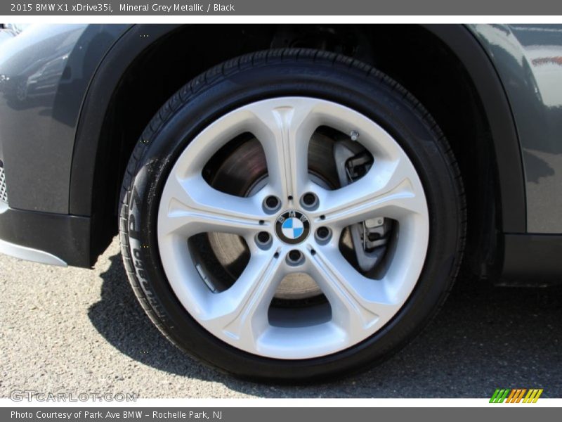 Mineral Grey Metallic / Black 2015 BMW X1 xDrive35i