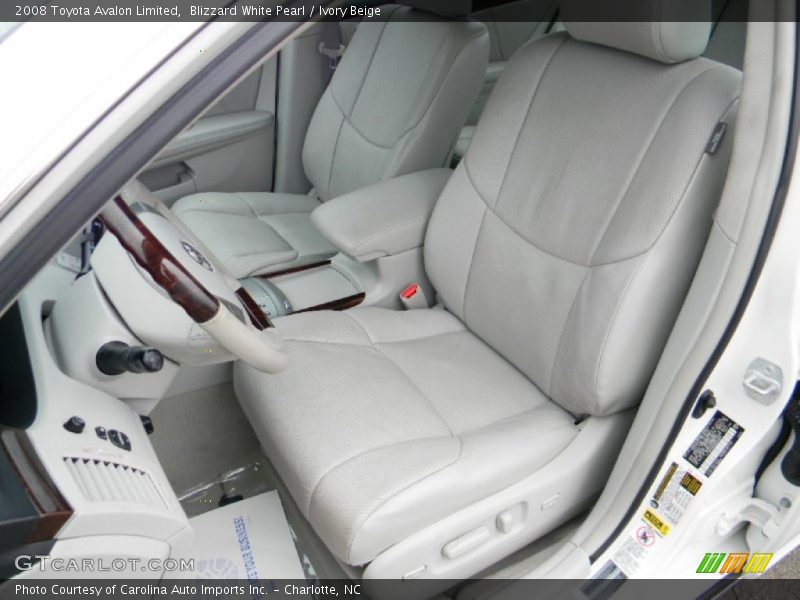  2008 Avalon Limited Ivory Beige Interior