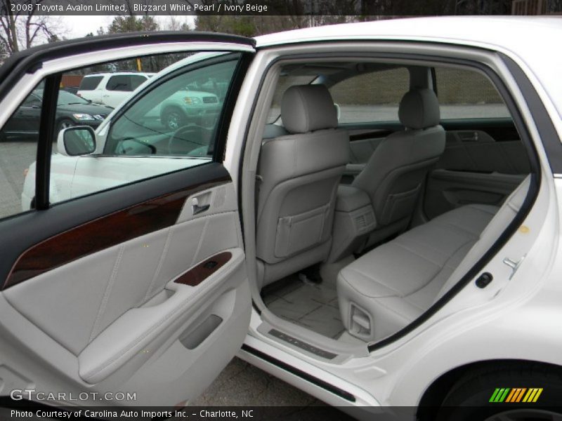 Blizzard White Pearl / Ivory Beige 2008 Toyota Avalon Limited