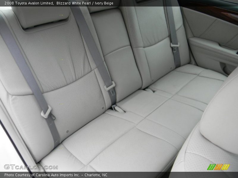 Blizzard White Pearl / Ivory Beige 2008 Toyota Avalon Limited