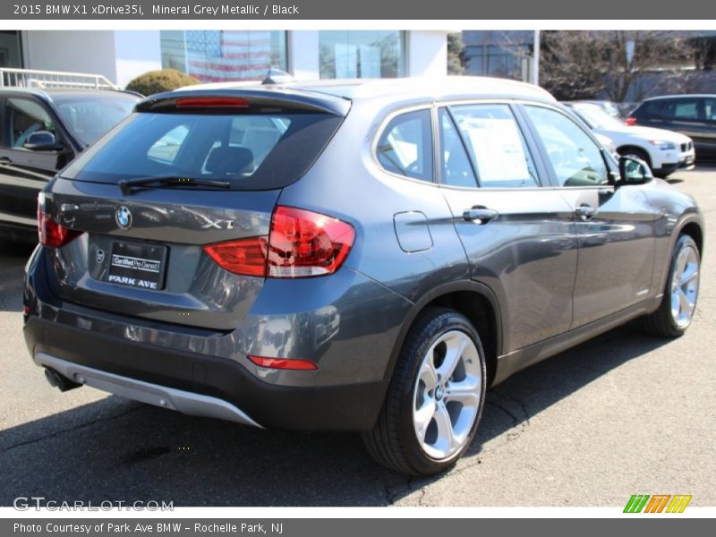 Mineral Grey Metallic / Black 2015 BMW X1 xDrive35i