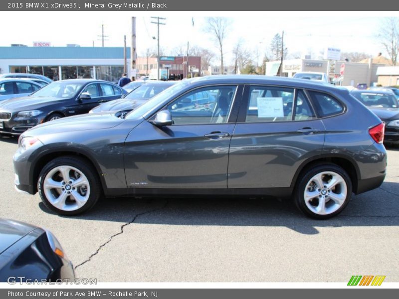 Mineral Grey Metallic / Black 2015 BMW X1 xDrive35i