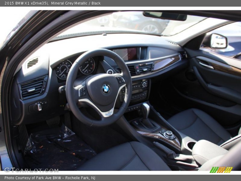 Mineral Grey Metallic / Black 2015 BMW X1 xDrive35i