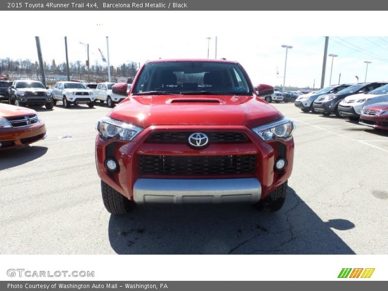 Barcelona Red Metallic / Black 2015 Toyota 4Runner Trail 4x4
