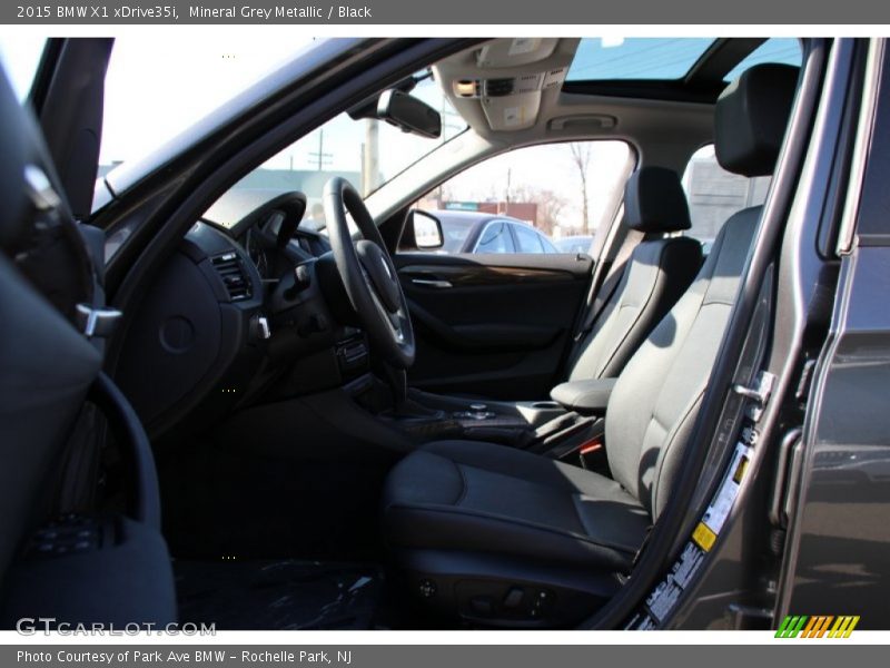 Mineral Grey Metallic / Black 2015 BMW X1 xDrive35i