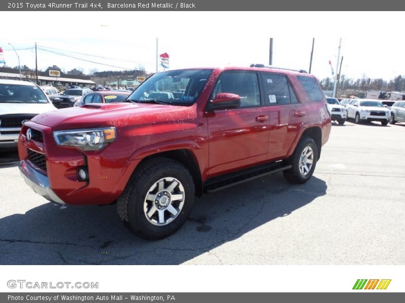 Barcelona Red Metallic / Black 2015 Toyota 4Runner Trail 4x4