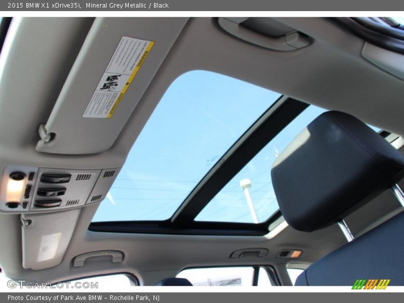 Mineral Grey Metallic / Black 2015 BMW X1 xDrive35i