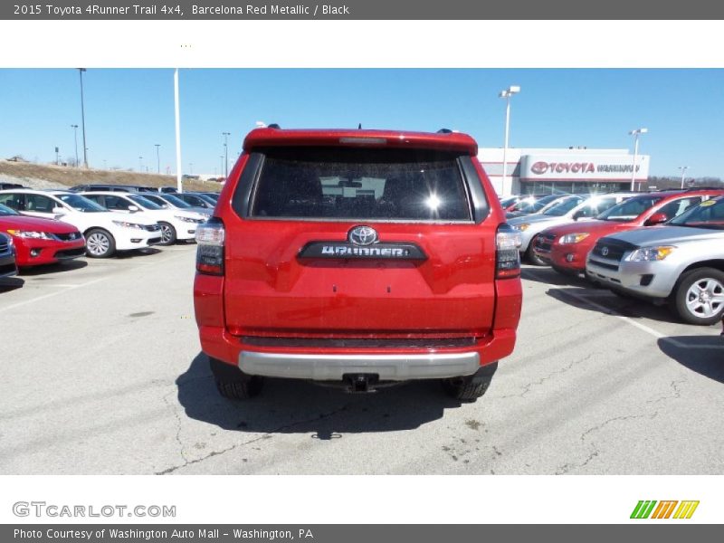 Barcelona Red Metallic / Black 2015 Toyota 4Runner Trail 4x4