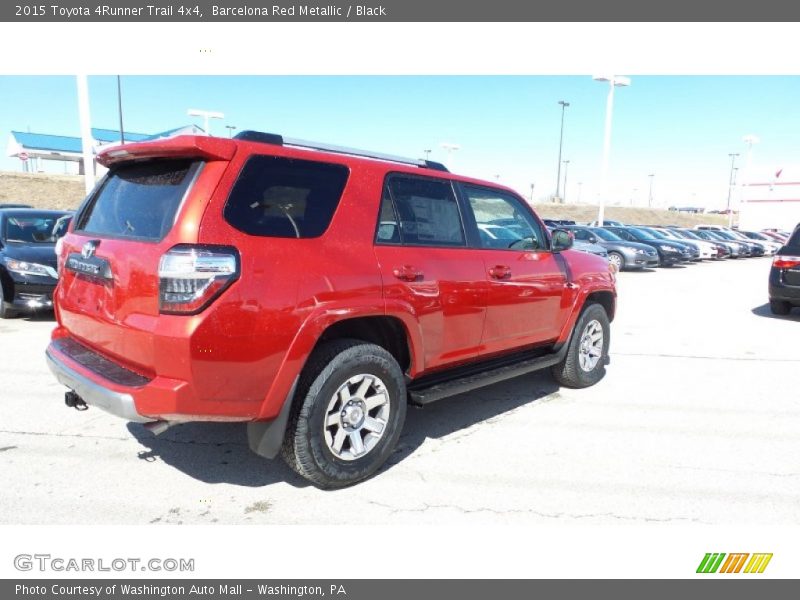 Barcelona Red Metallic / Black 2015 Toyota 4Runner Trail 4x4