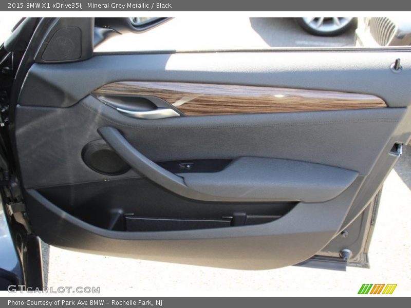 Mineral Grey Metallic / Black 2015 BMW X1 xDrive35i