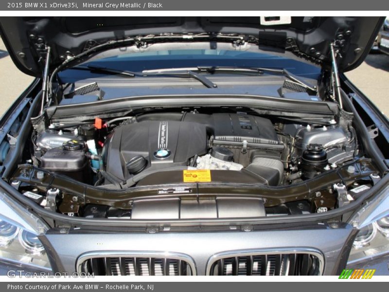 Mineral Grey Metallic / Black 2015 BMW X1 xDrive35i