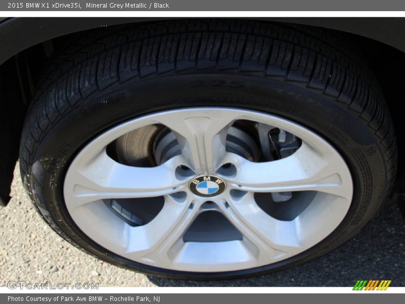 Mineral Grey Metallic / Black 2015 BMW X1 xDrive35i