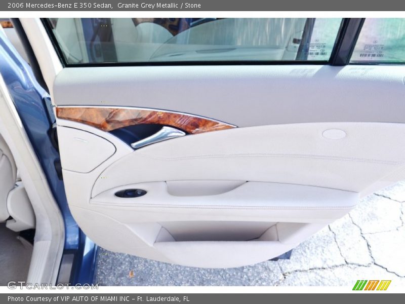 Granite Grey Metallic / Stone 2006 Mercedes-Benz E 350 Sedan