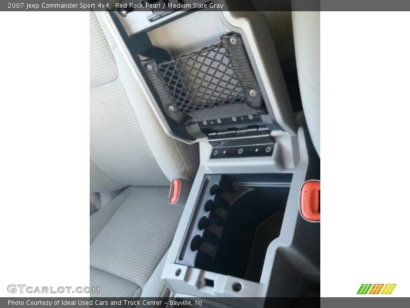 Red Rock Pearl / Medium Slate Gray 2007 Jeep Commander Sport 4x4