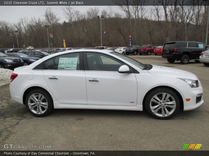 Summit White / Jet Black 2015 Chevrolet Cruze LTZ