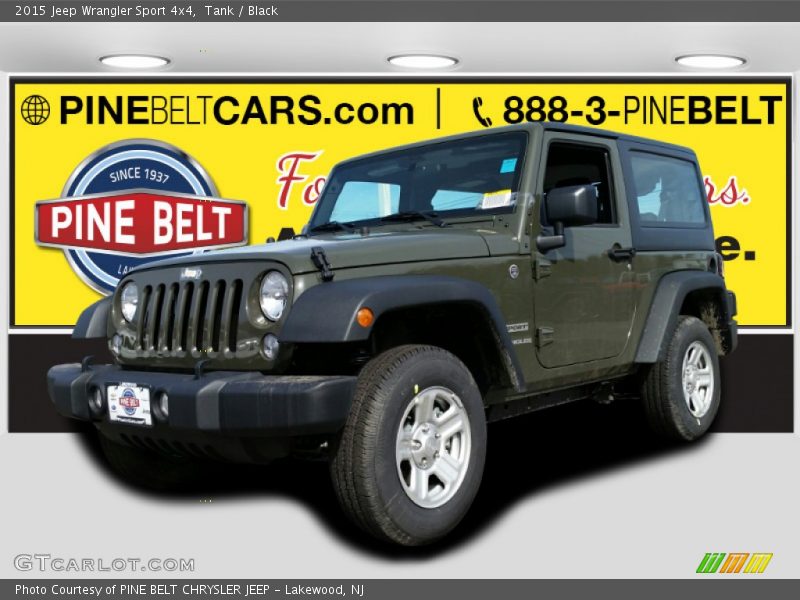 Tank / Black 2015 Jeep Wrangler Sport 4x4