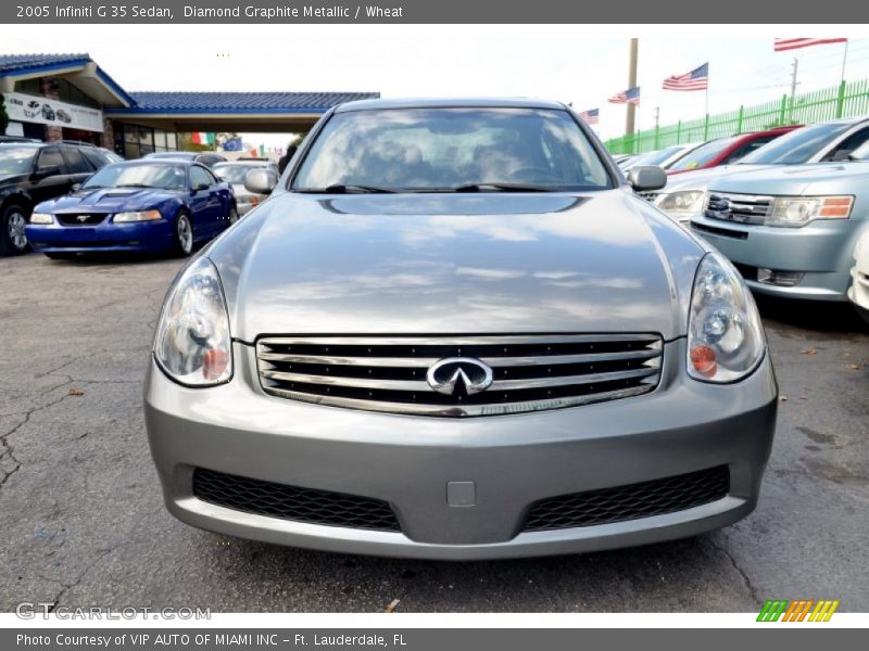 Diamond Graphite Metallic / Wheat 2005 Infiniti G 35 Sedan