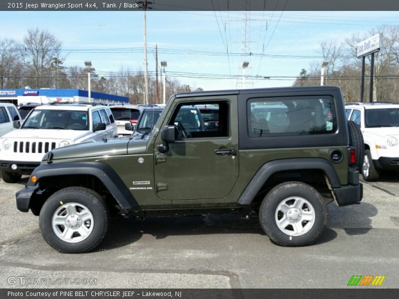 Tank / Black 2015 Jeep Wrangler Sport 4x4