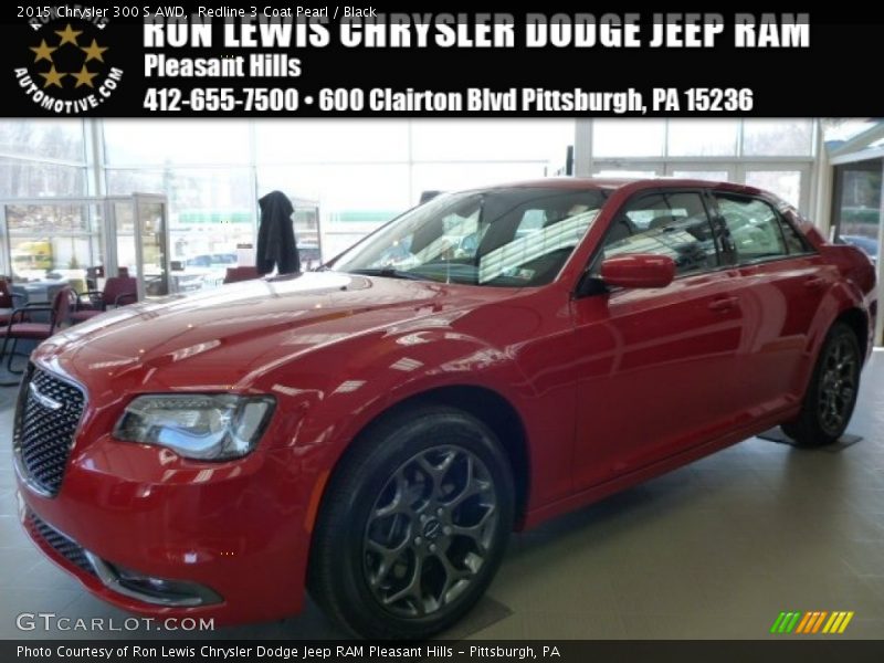 Redline 3 Coat Pearl / Black 2015 Chrysler 300 S AWD