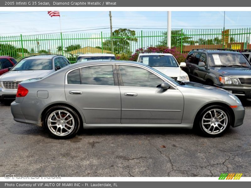 Diamond Graphite Metallic / Wheat 2005 Infiniti G 35 Sedan