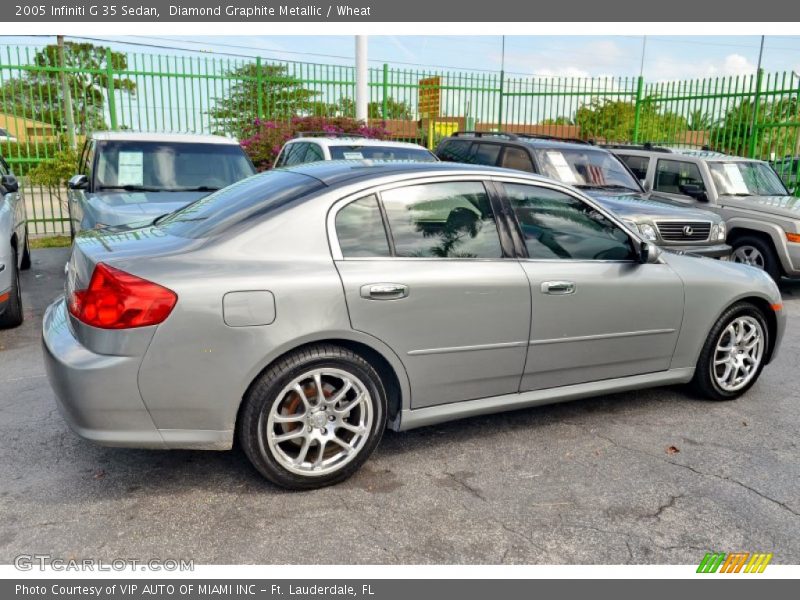Diamond Graphite Metallic / Wheat 2005 Infiniti G 35 Sedan