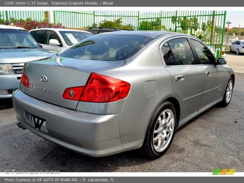 Diamond Graphite Metallic / Wheat 2005 Infiniti G 35 Sedan