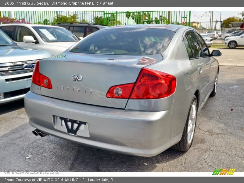 Diamond Graphite Metallic / Wheat 2005 Infiniti G 35 Sedan