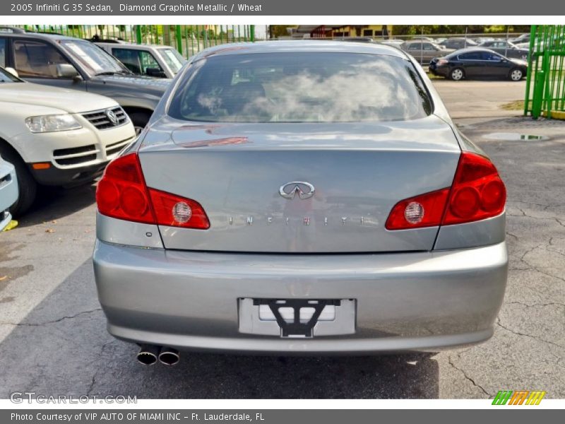 Diamond Graphite Metallic / Wheat 2005 Infiniti G 35 Sedan