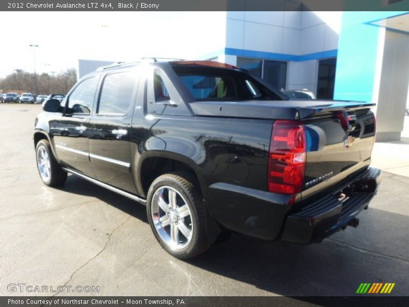 Black / Ebony 2012 Chevrolet Avalanche LTZ 4x4