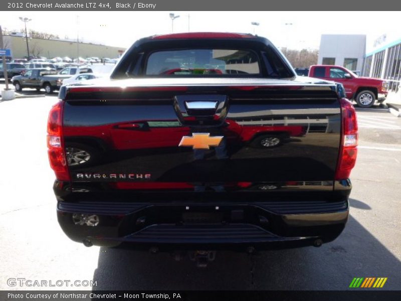 Black / Ebony 2012 Chevrolet Avalanche LTZ 4x4