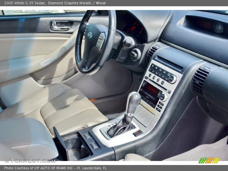 Diamond Graphite Metallic / Wheat 2005 Infiniti G 35 Sedan