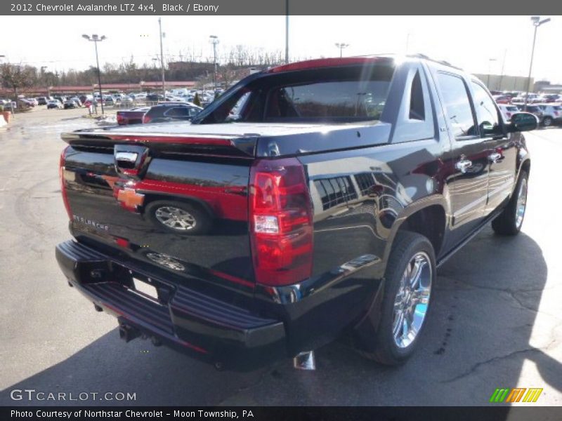 Black / Ebony 2012 Chevrolet Avalanche LTZ 4x4