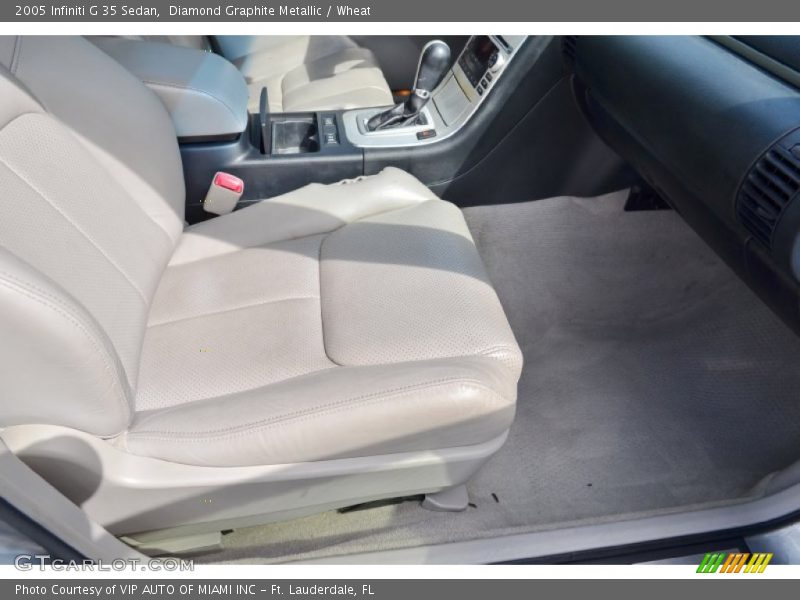 Diamond Graphite Metallic / Wheat 2005 Infiniti G 35 Sedan