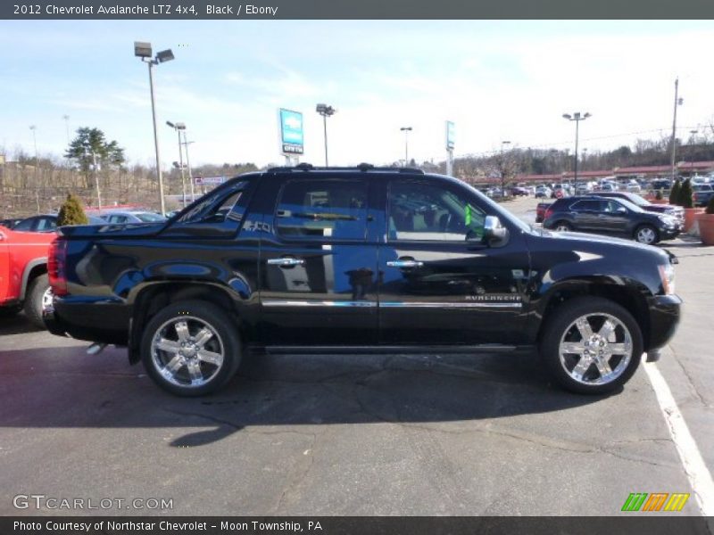 Black / Ebony 2012 Chevrolet Avalanche LTZ 4x4