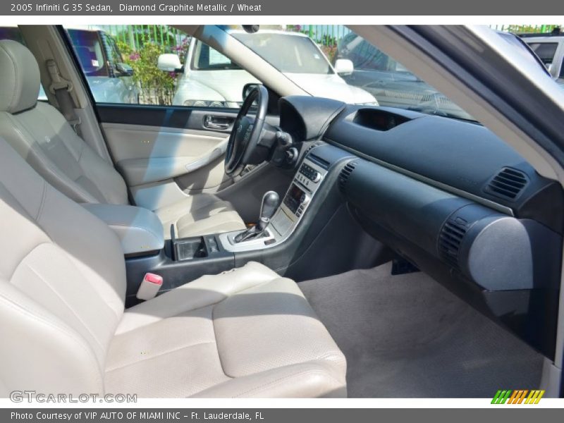 Diamond Graphite Metallic / Wheat 2005 Infiniti G 35 Sedan