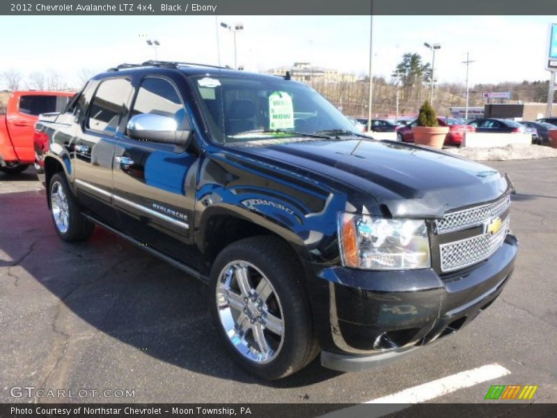 Black / Ebony 2012 Chevrolet Avalanche LTZ 4x4