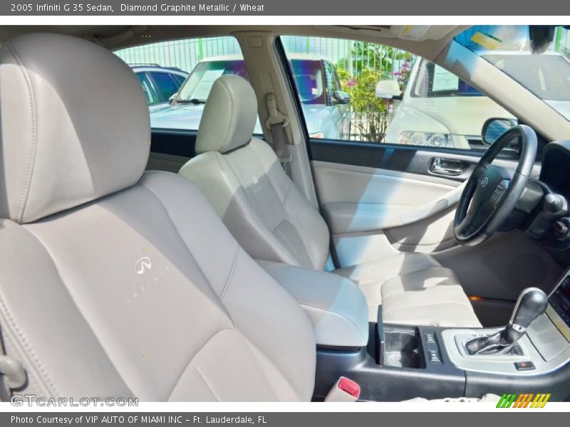 Diamond Graphite Metallic / Wheat 2005 Infiniti G 35 Sedan