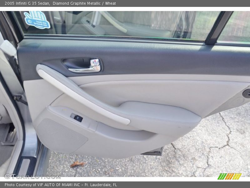 Diamond Graphite Metallic / Wheat 2005 Infiniti G 35 Sedan