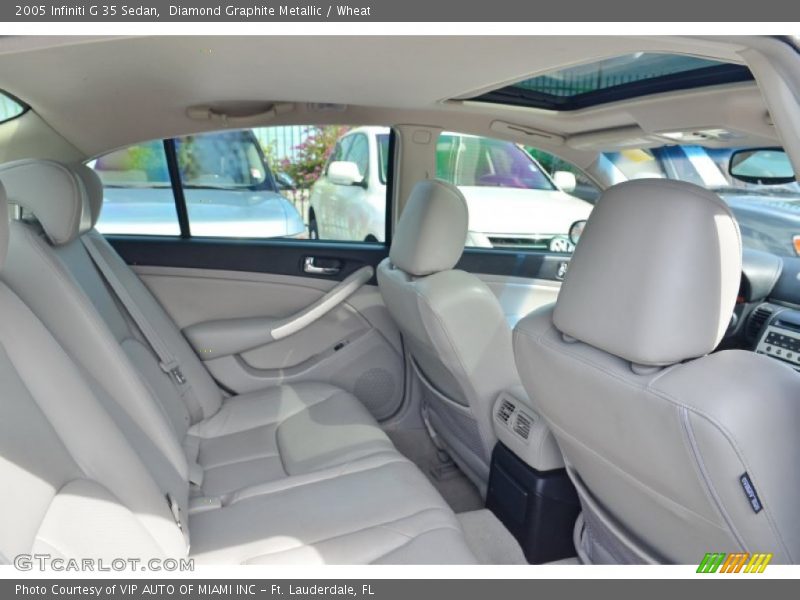 Diamond Graphite Metallic / Wheat 2005 Infiniti G 35 Sedan