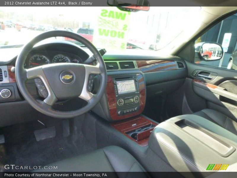 Black / Ebony 2012 Chevrolet Avalanche LTZ 4x4