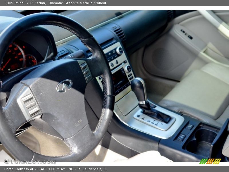 Diamond Graphite Metallic / Wheat 2005 Infiniti G 35 Sedan
