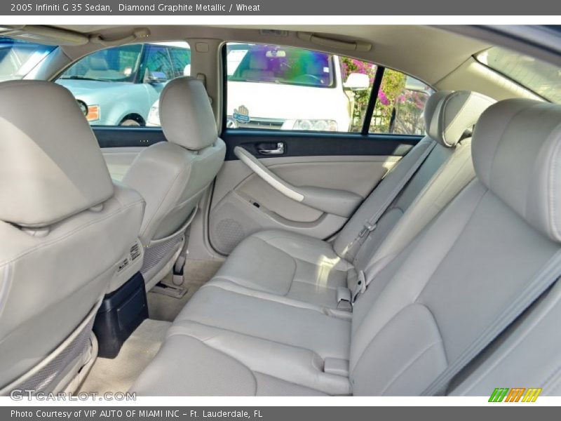 Diamond Graphite Metallic / Wheat 2005 Infiniti G 35 Sedan
