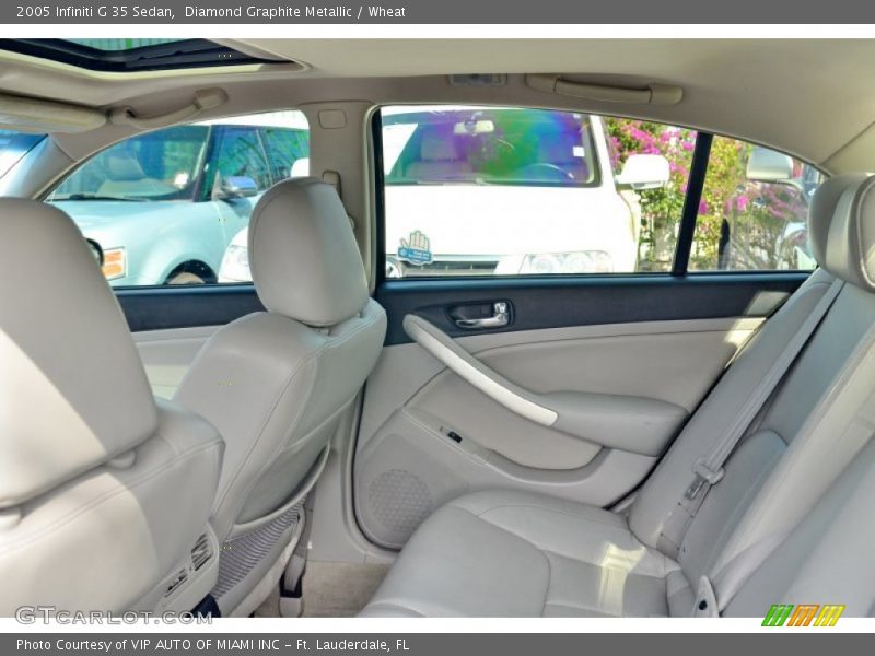 Diamond Graphite Metallic / Wheat 2005 Infiniti G 35 Sedan
