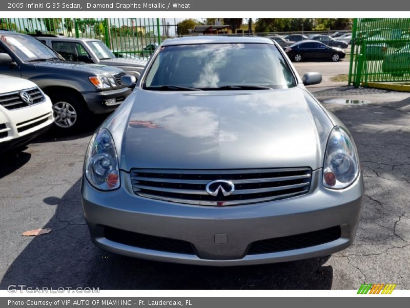 Diamond Graphite Metallic / Wheat 2005 Infiniti G 35 Sedan